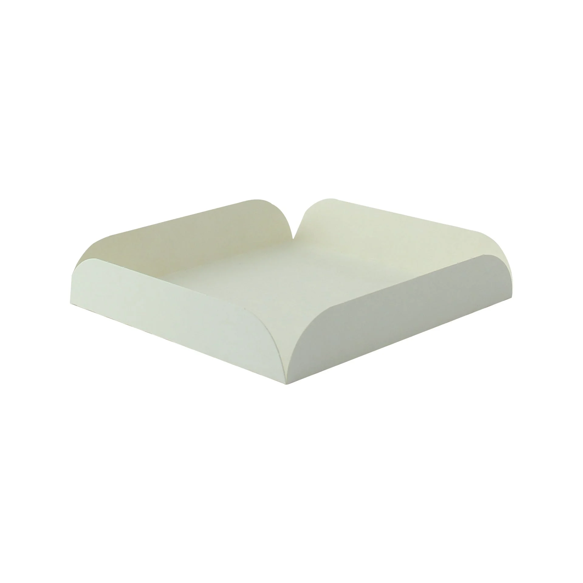 Containers, 4.33 x 4.33 x 0.79 Inch, Paper, White, Square,250 - 1 EACH