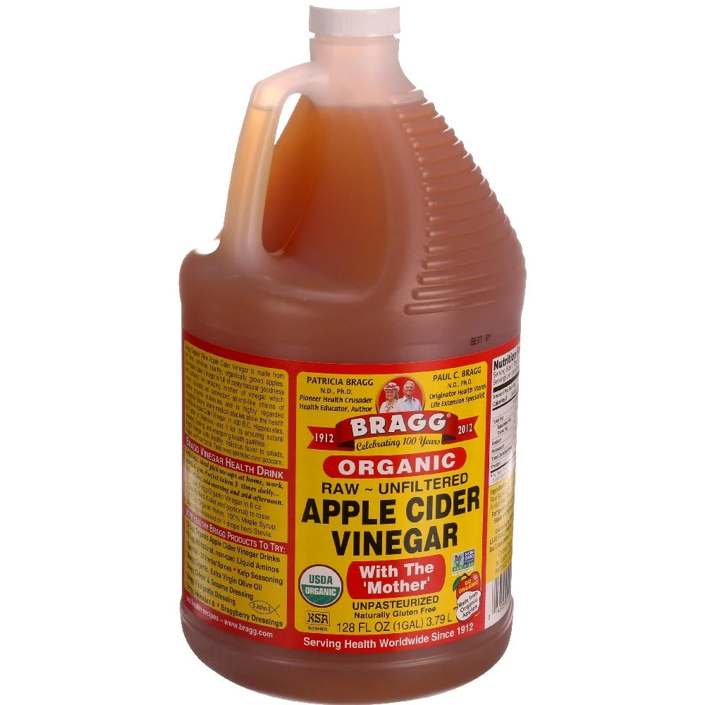 Vinegar, Apple Cider, Raw & Unfiltered,4 - 128 FLUID