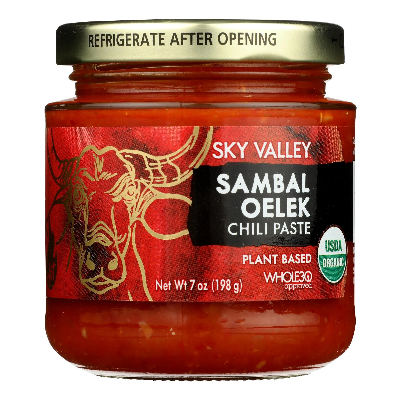 Paste, Chili, Sambal Oelek,6 - 7 OUNCE