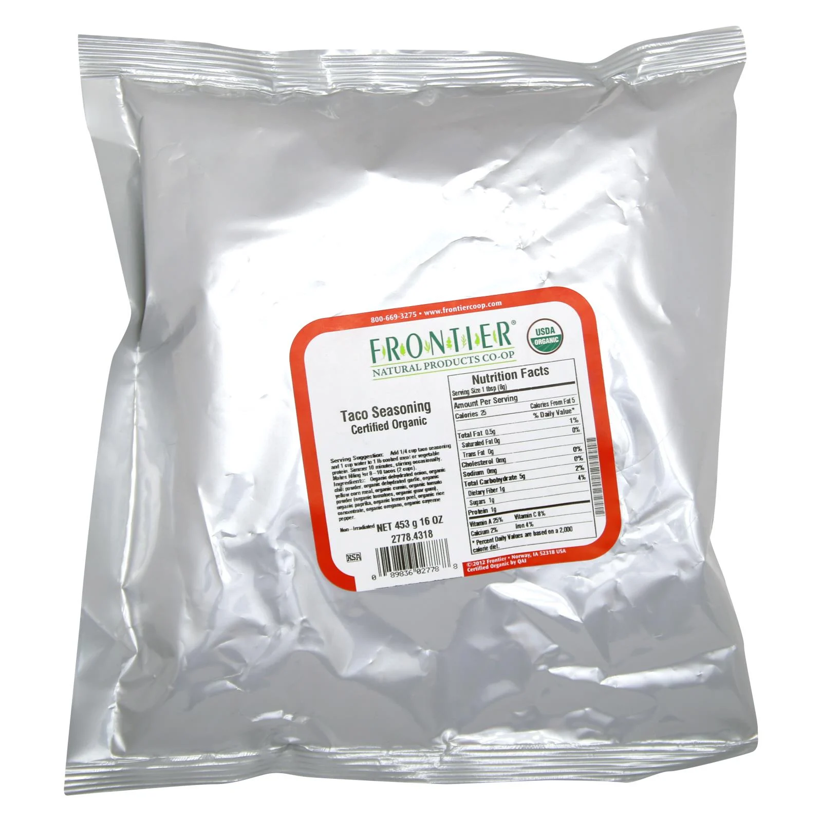 Seasoning, Taco,1 - 1 POUND
