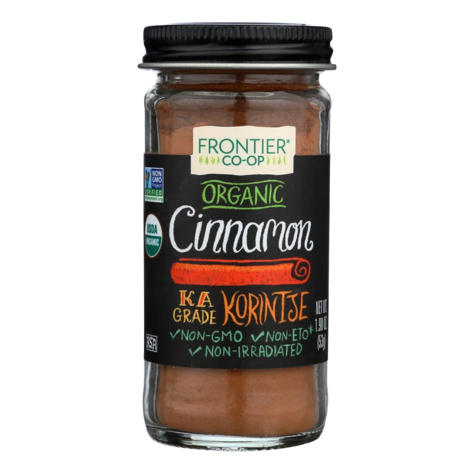 Spices, Cinnamon, Ground, Grade A, Contains Oil,1 - 1.9 OUNCE
