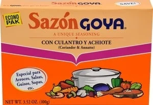 Seasoning Blend, Sazon, with Coriander & Annatto,18 - 3.52 OUNCE