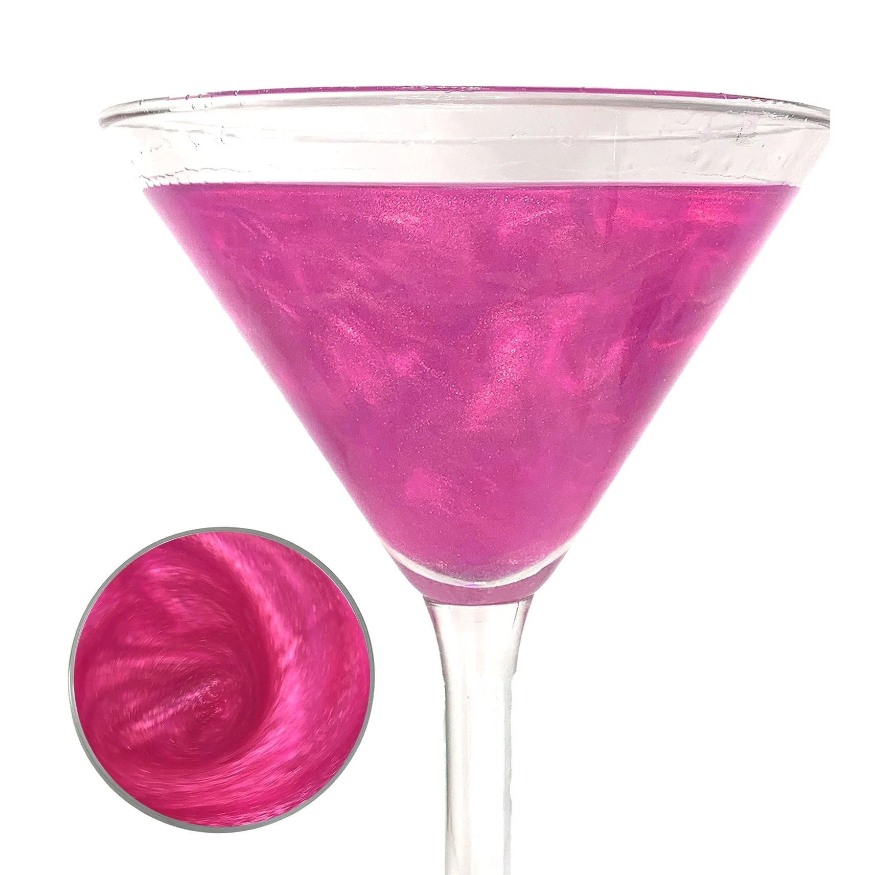 Glitter, Cocktail, All-Natural, Pink,12 - 5 Gram Avg