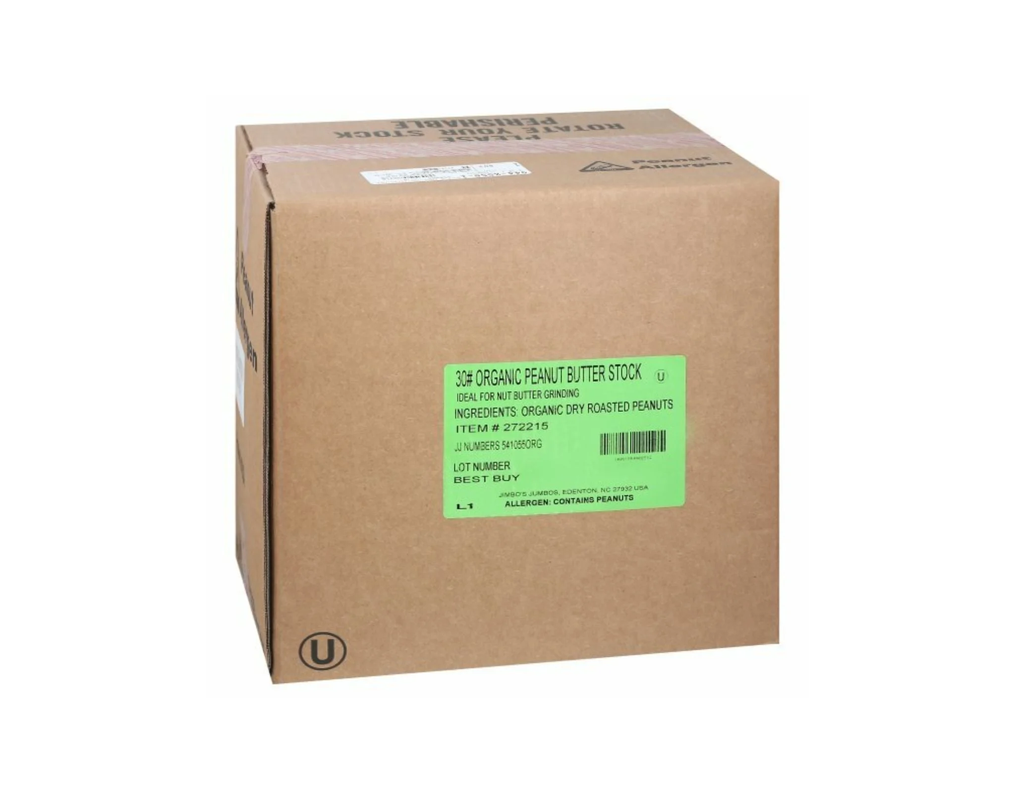 Peanuts, Dry Roasted, for Nut Butter, Bulk,1 - 30 POUND