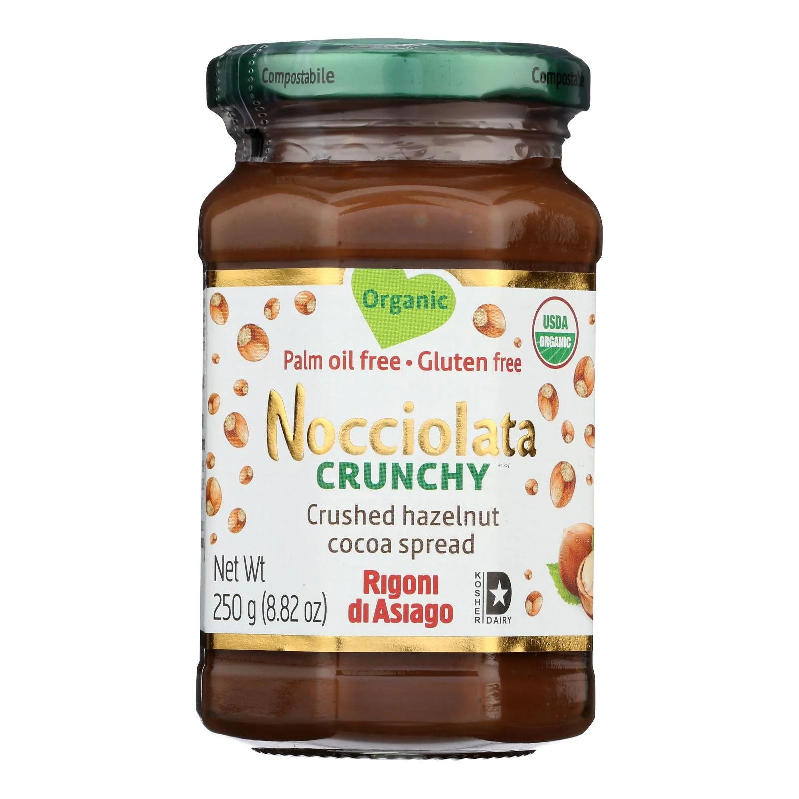 Spread, Hazelnut & Cocoa, Crunchy,6 - 8.82 OUNCE