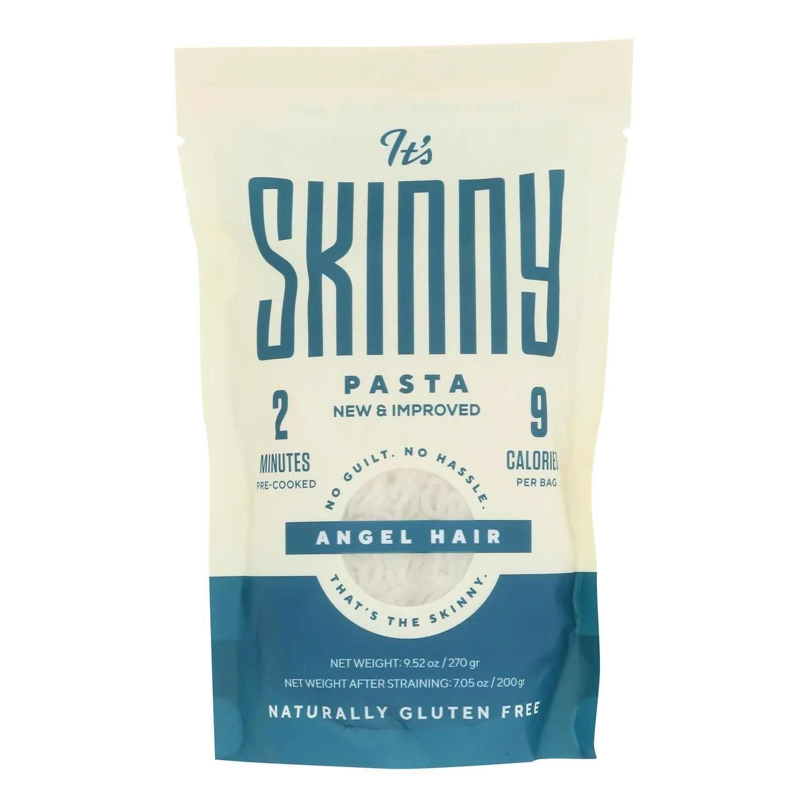 Pasta, Angel Hair, Cooked,6 - 9.52 OUNCE