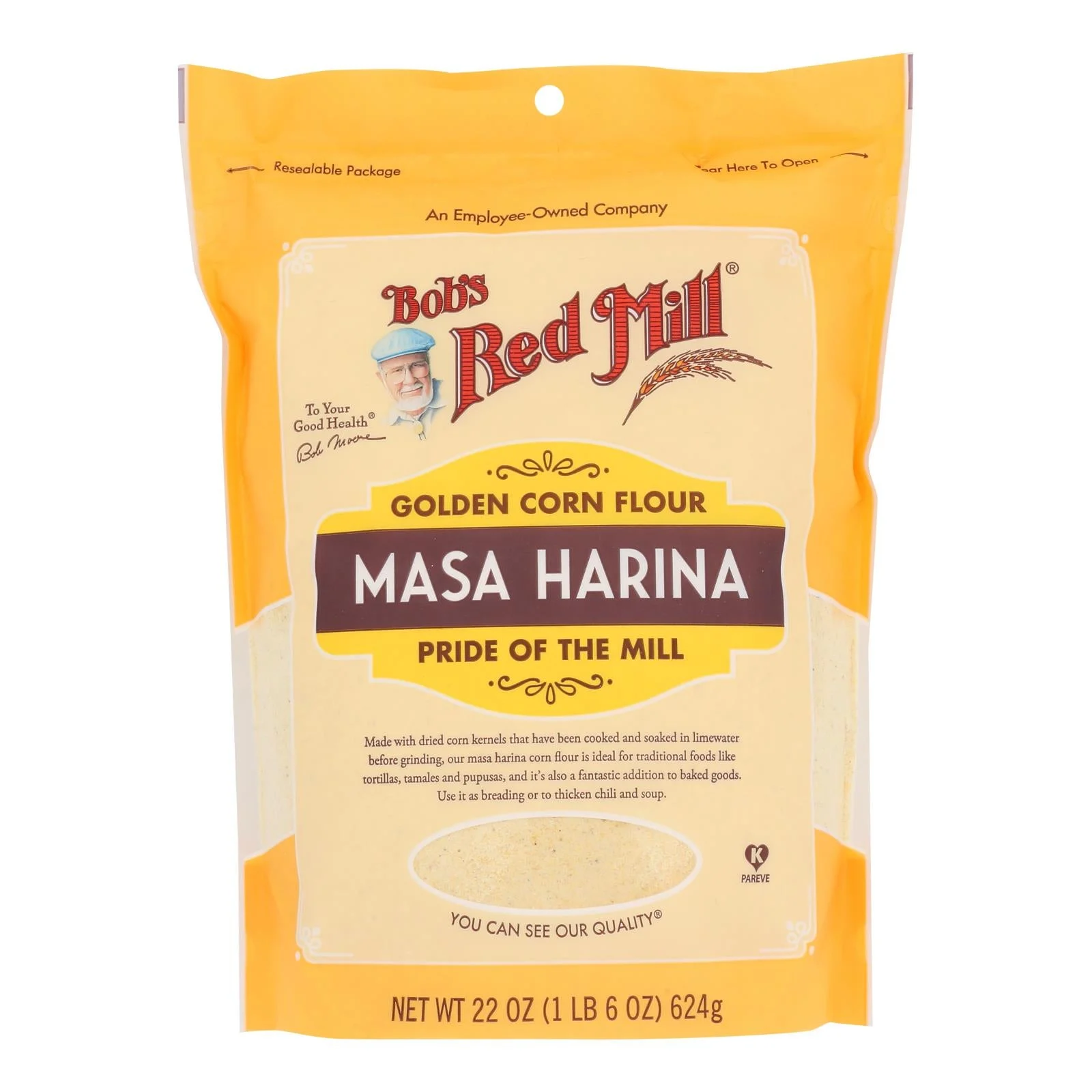 Flour, Golden Corn, Masa Harina,4 - 22 OUNCE