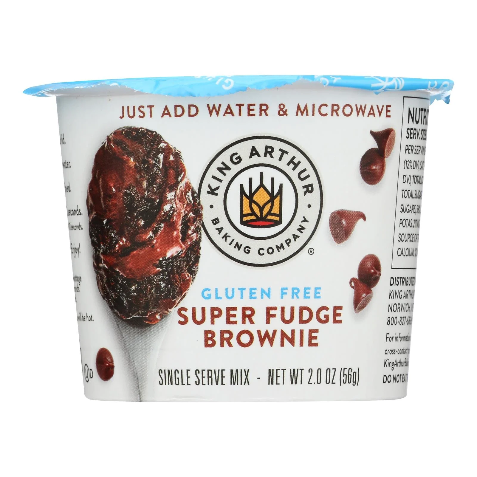 Mix, Brownie, Super Fudge, Single-Serve, Cup,12 - 2 OUNCE