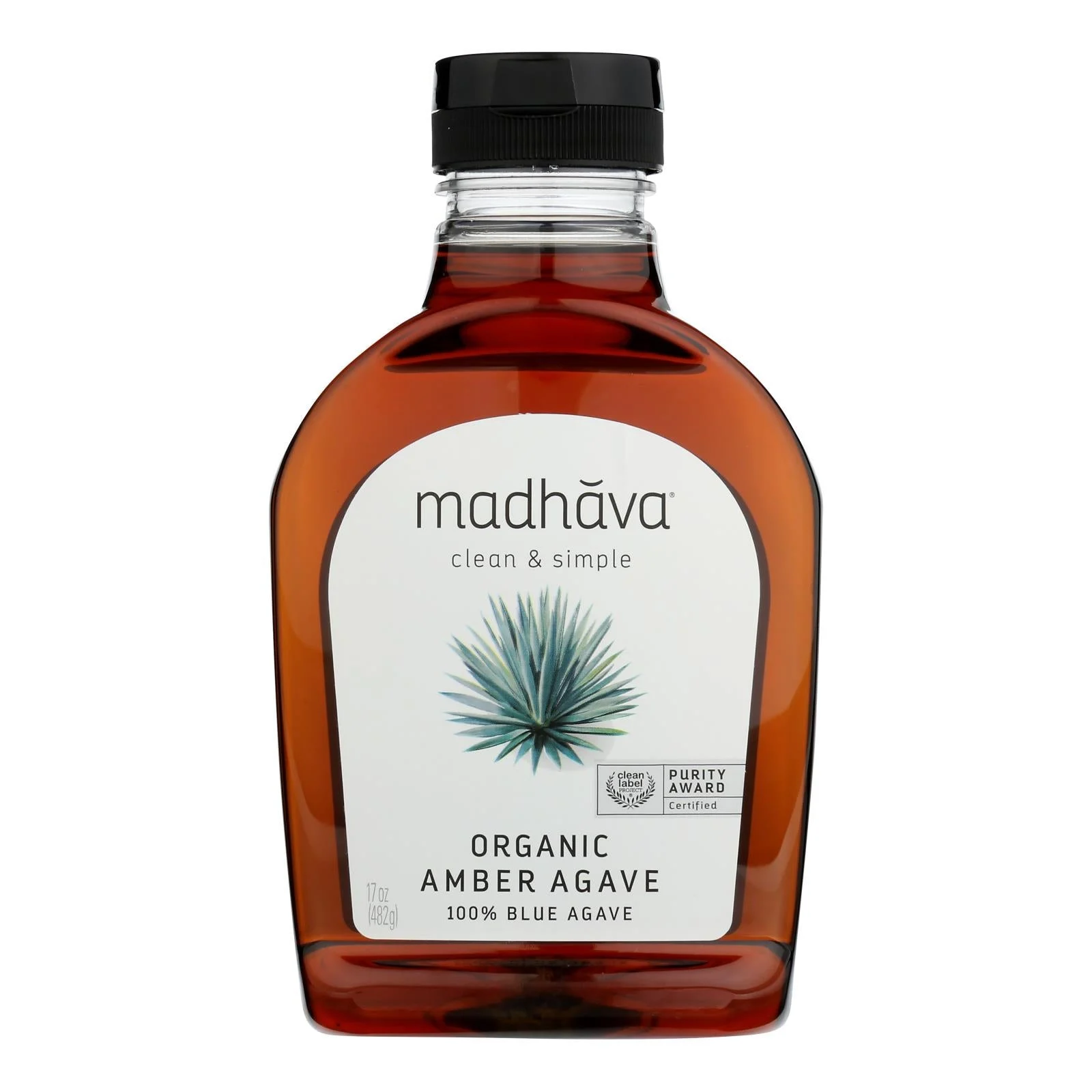 Agave Nectar, Blue, Amber,6 - 17 OUNCE