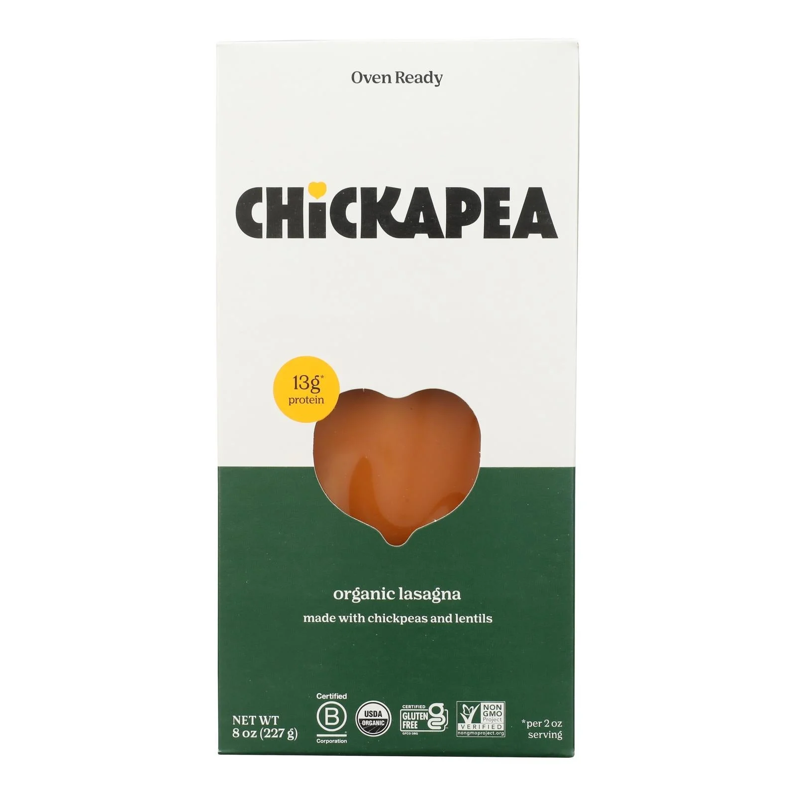 Pasta Sheet, Lasagna, Chickpea & Lentil,6 - 8 OUNCE