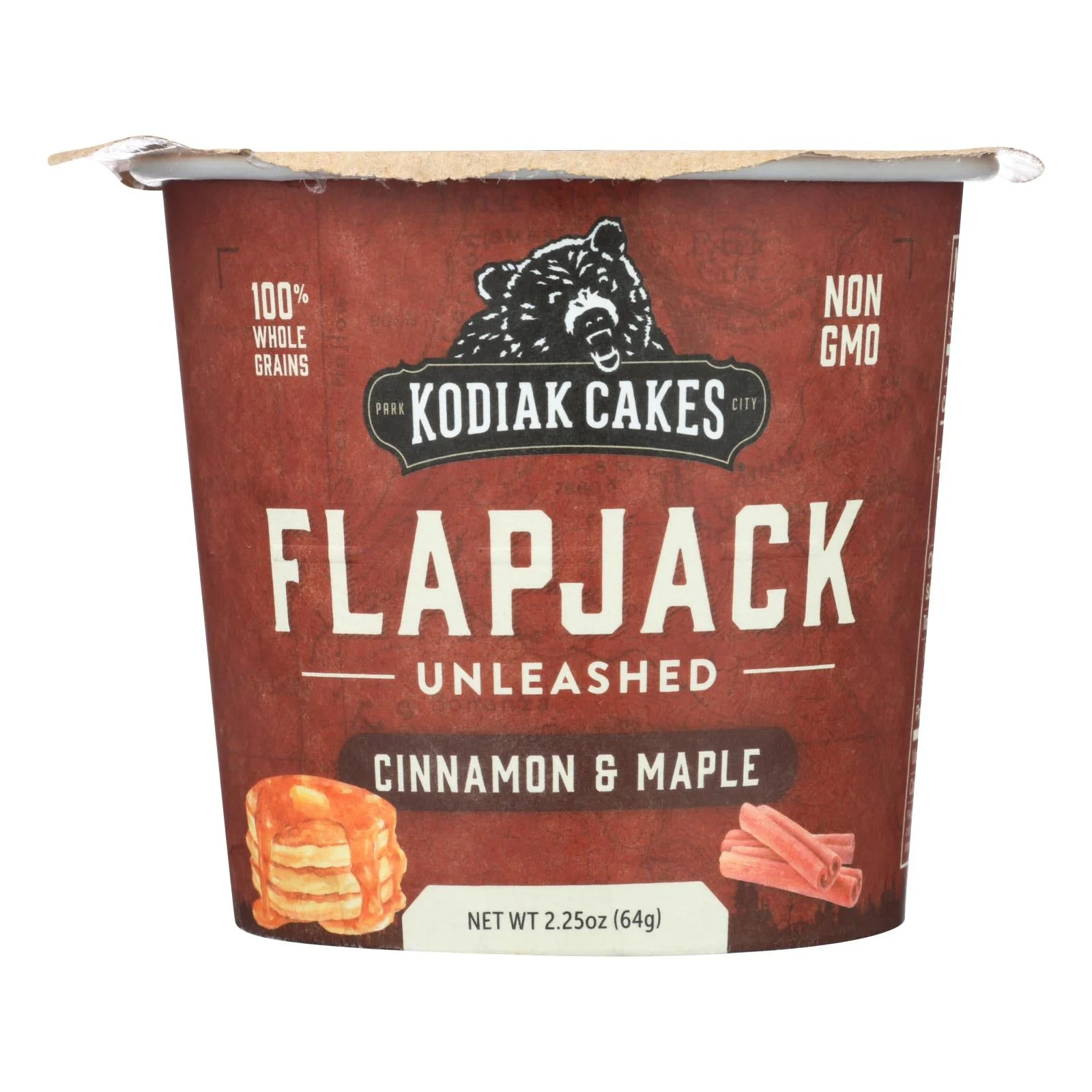 Mix, Pancake, Unleashed Protein, Cinnamon Maple, Single-Serve, Cup,12 - 2.25 OUNCE