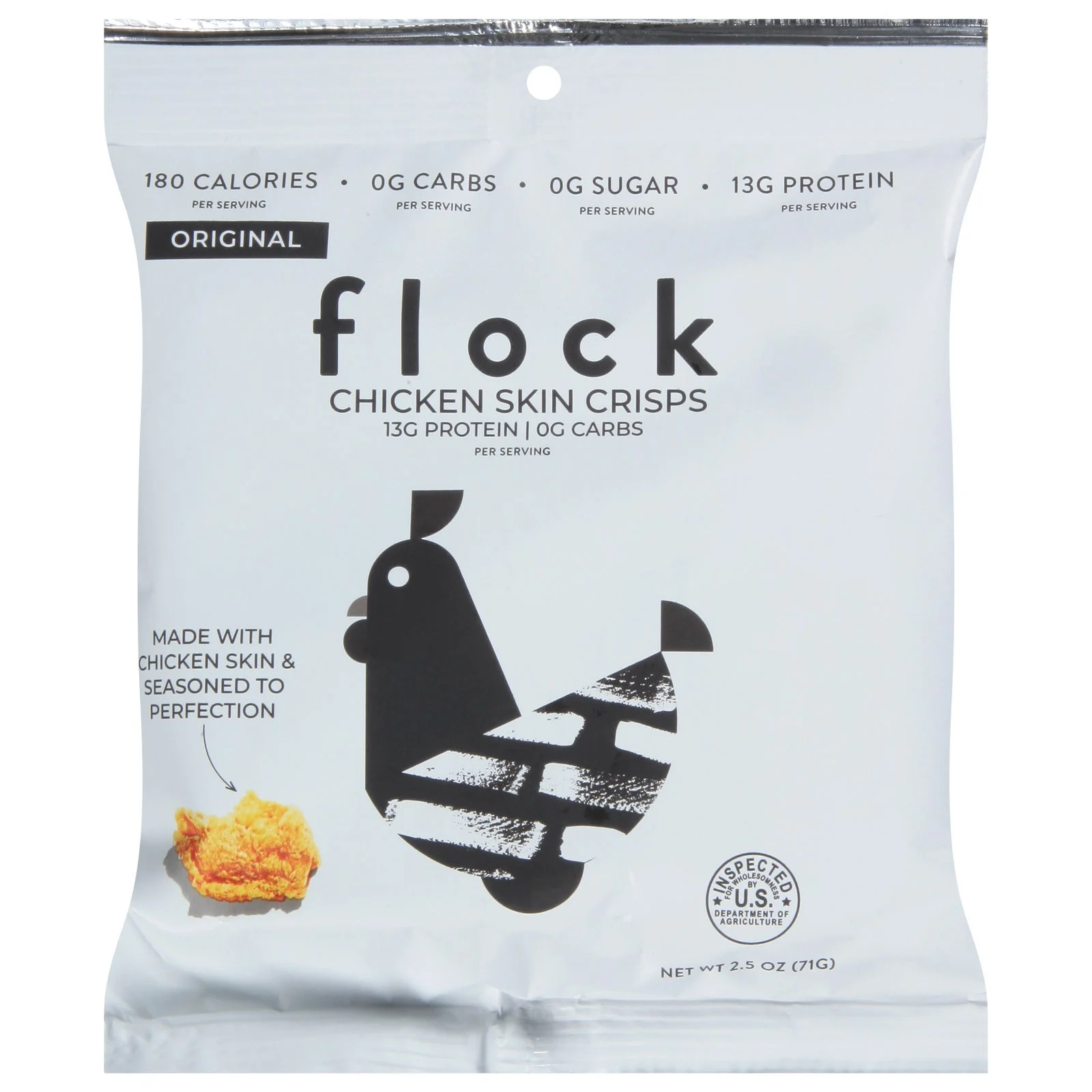 Chips, Chicken Skin, Original,8 - 2.5 OUNCE