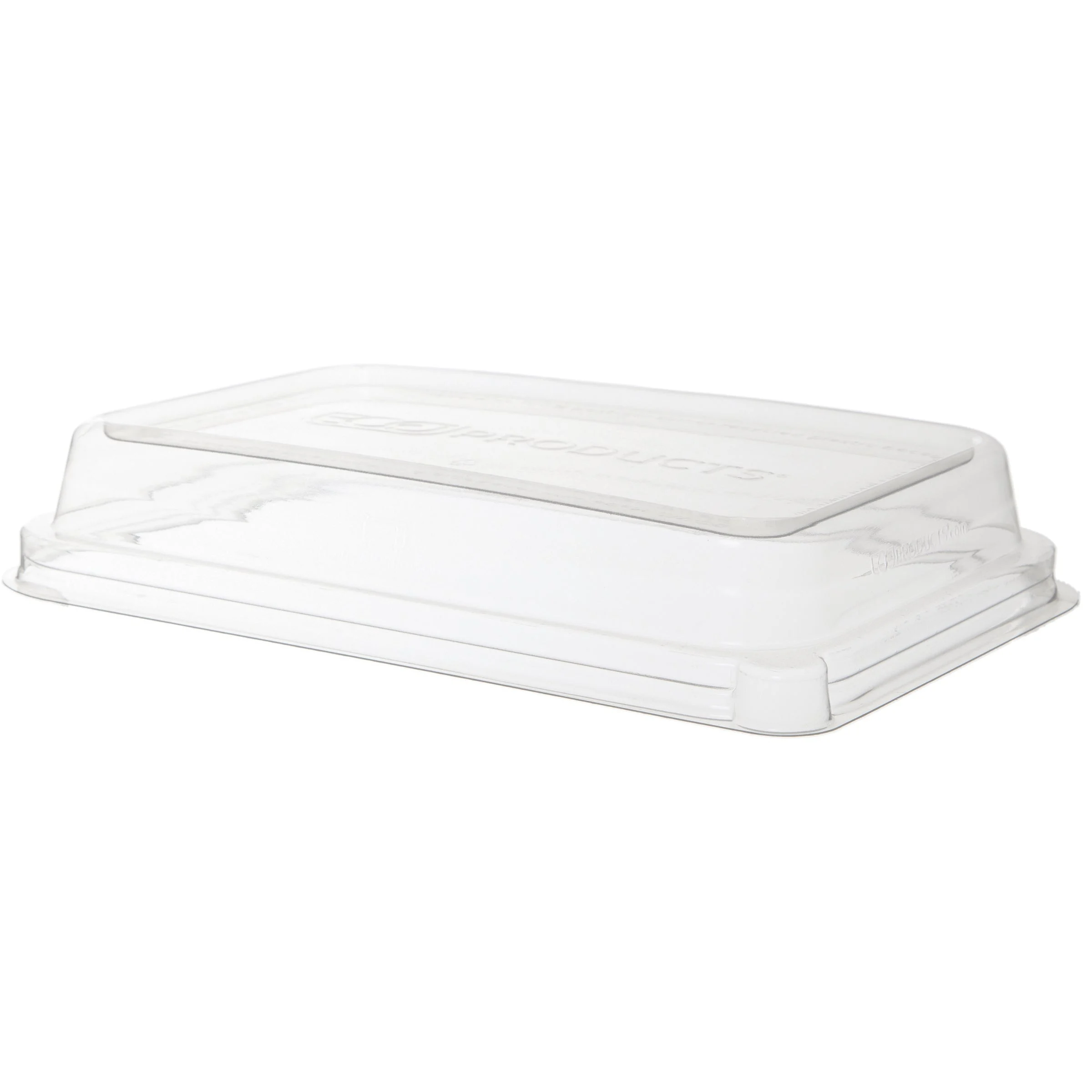 Lids, Dome, Plastic, Clear Rectangular, for 24 & 32 Ounce Bowls,4 - 50 COUNT