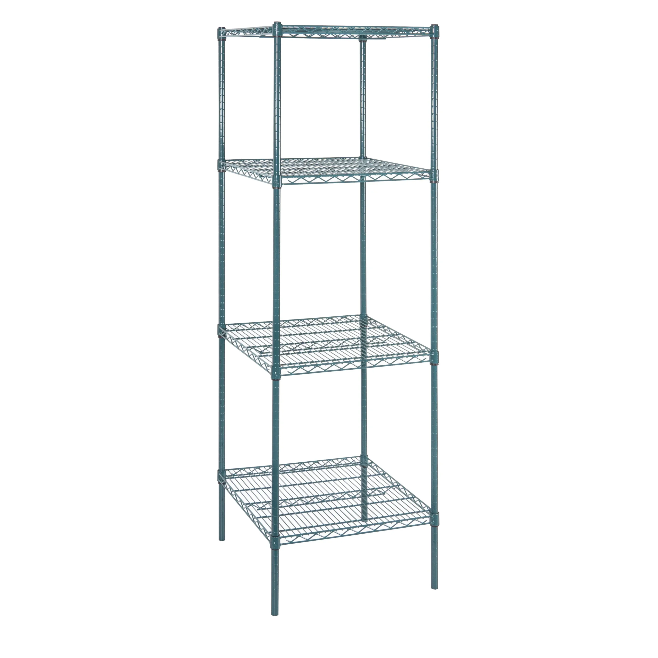 Shelves, NSF, RW Base, 24 x 24 Inch, Green, Epoxy, Corrosion-Resistant,4 - 1 EACH