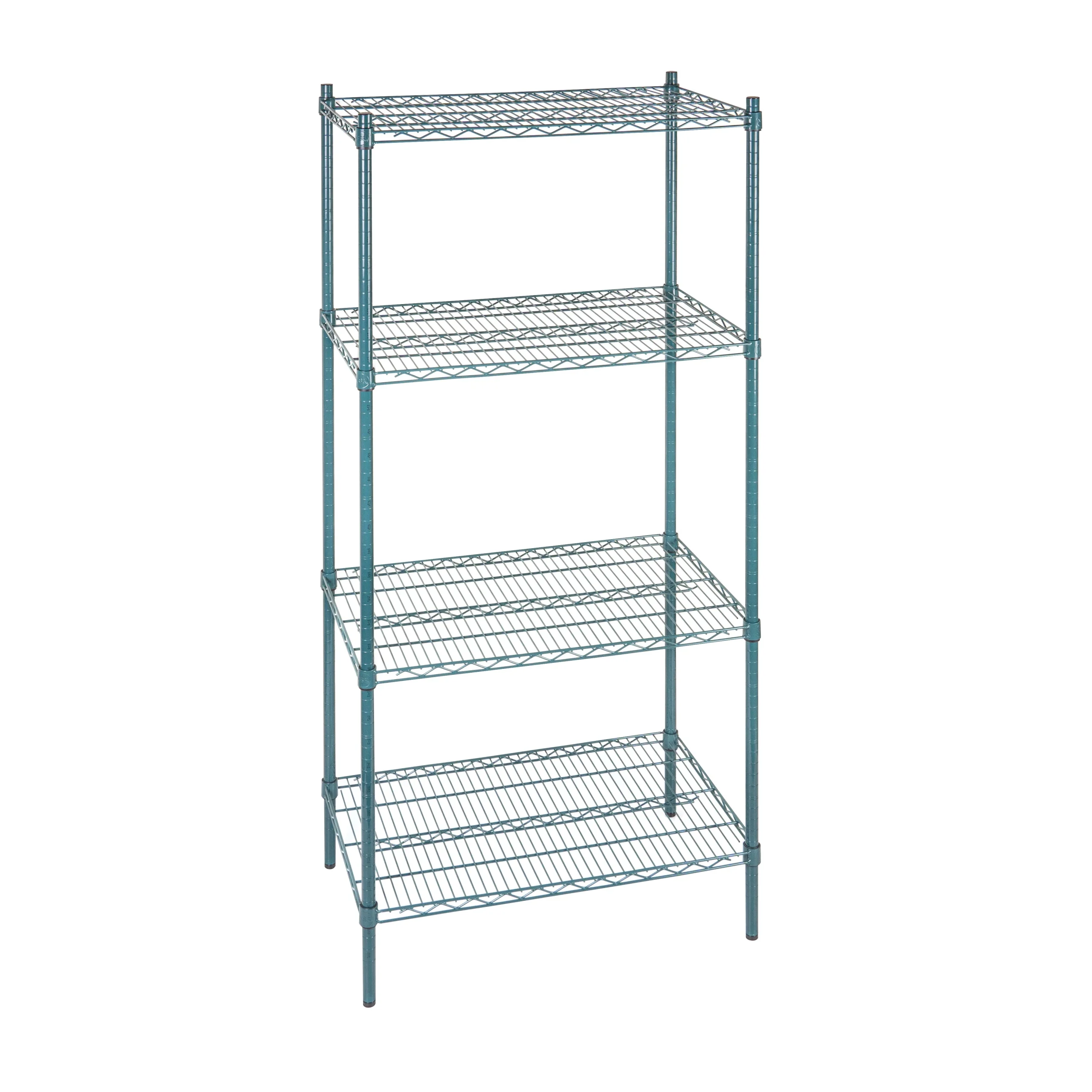 Shelves, NSF, RW Base, 18 x 30 Inch, Green, Epoxy, Corrosion-Resistant,4 - 1 EACH