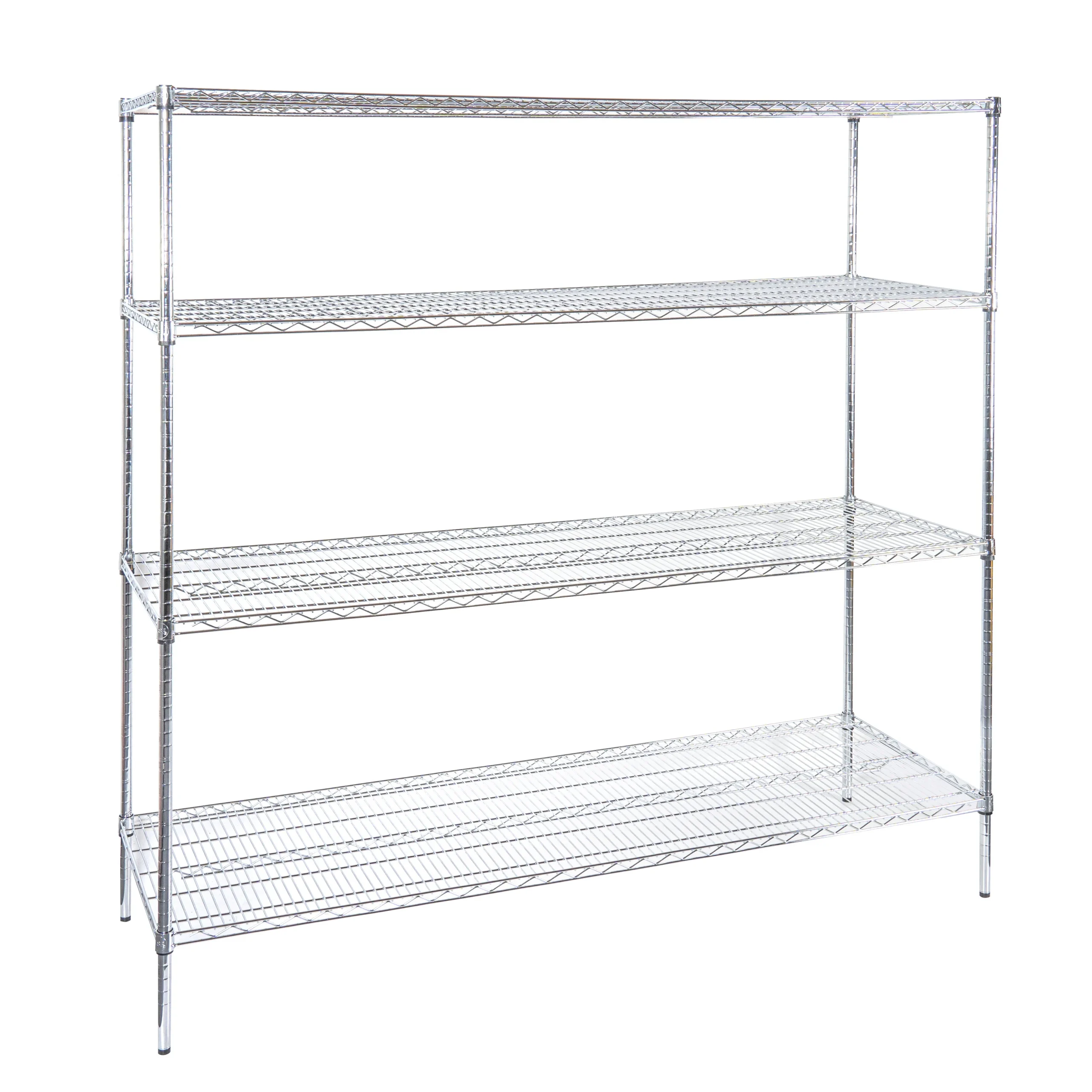 Shelves, NSF, RW Base, 24 x 72 Inch, Chrome,4 - 1 EACH