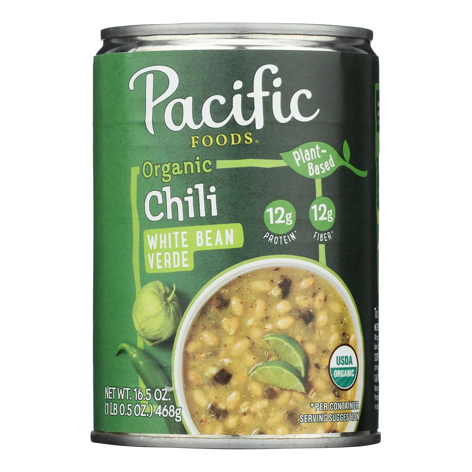 Chili, White Bean Verde,12 - 16.5 OUNCE
