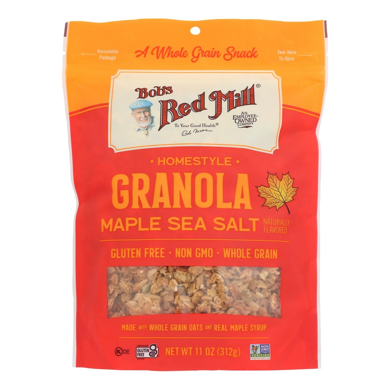 Granola, Maple & Sea Salt,6 - 11 OUNCE