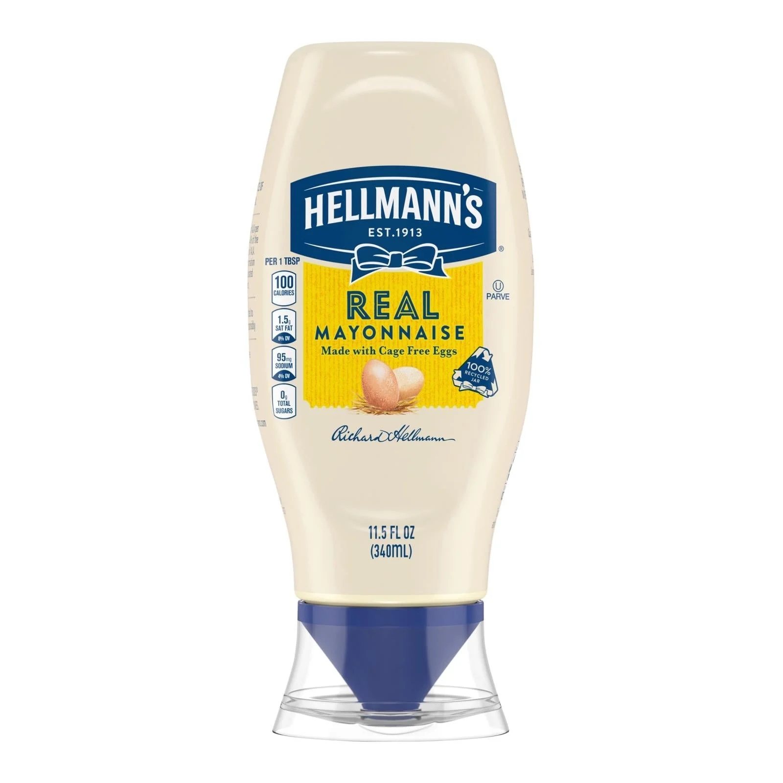 Mayonnaise, Real, Squeeze Bottle,12 - 11.5 FLUID