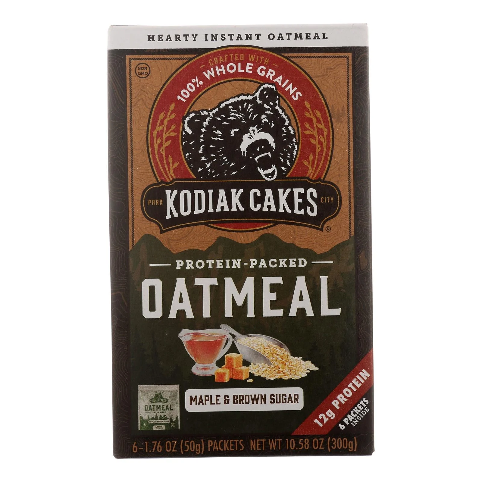 Oatmeal, Protein, Maple & Brown Sugar, Single-Serve Packets, 1.76 Ounce,6 - 6 COUNT