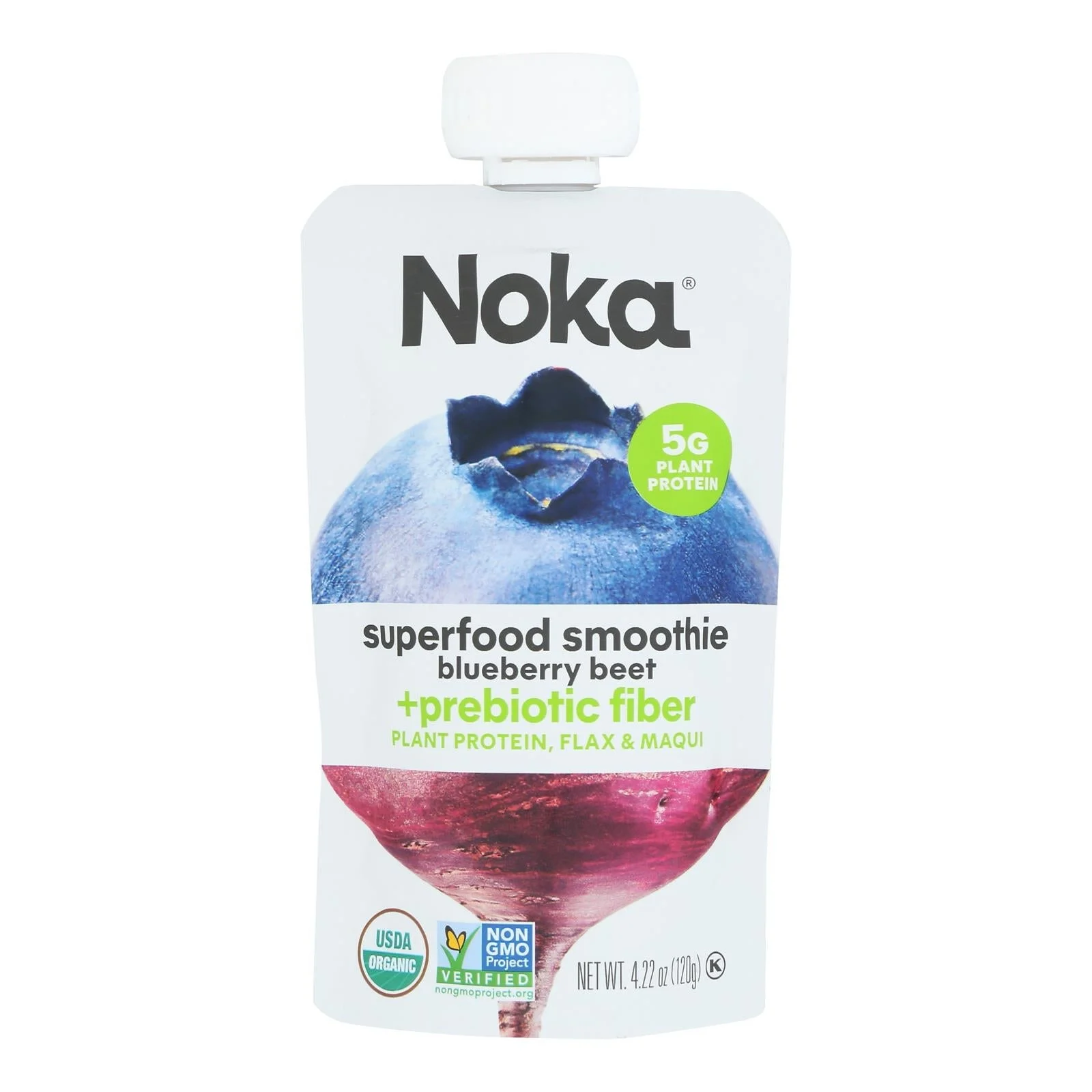 Smoothie, Superfood Blend, Blueberry & Beet, Squeeze Pouch,6 - 4.22 OUNCE