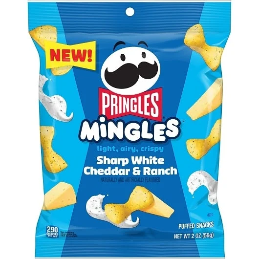 Crisps, Potato, Sharp White Cheddar & Ranch,6 - 2 OUNCE