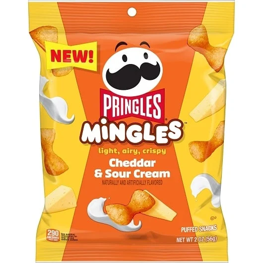 Crisps, Potato, Cheddar & Sour Cream,6 - 2 OUNCE