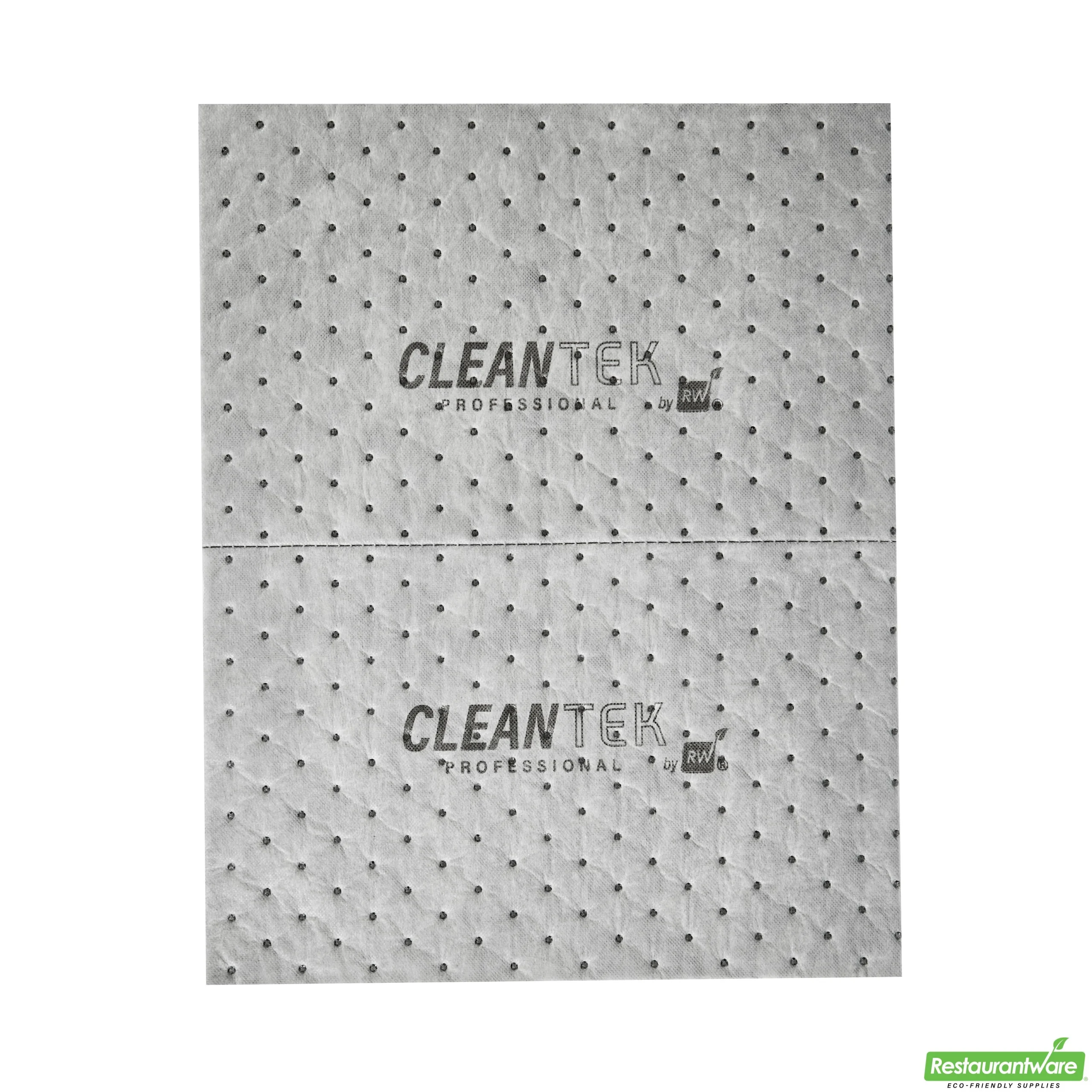 Sorbent Pad, Clean Tek, 15 x 19 Inch, Gray, Perforated,100 - 1 EACH