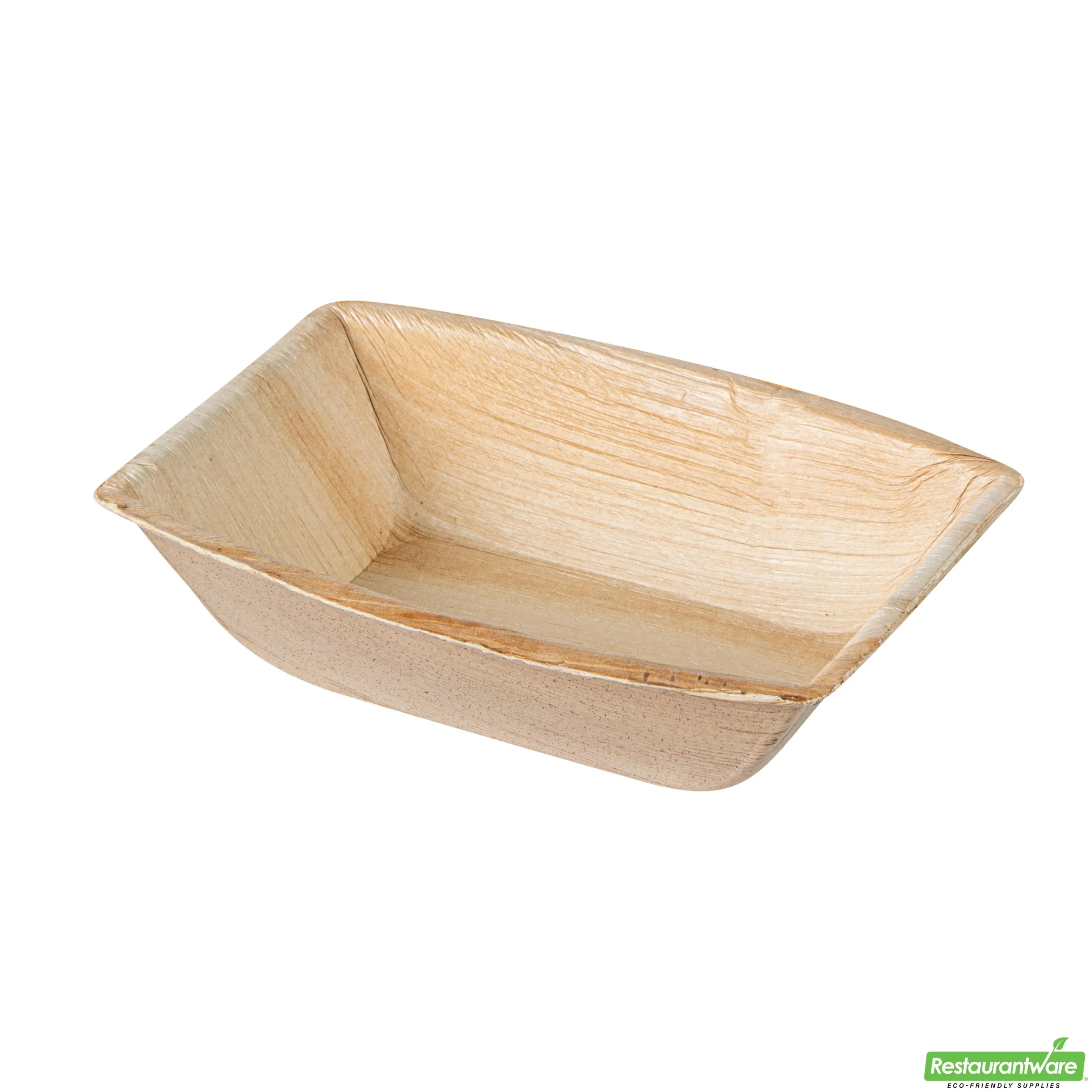 Trays, Indo 5 x 3.50 x 1.50 Inch, Palm Leaf, Natural, Rectangular,25 - 1 EACH