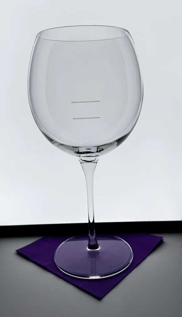 Glasses, Wine, Renaissance, 24 Ounce, Etched 6 & 9 Ounce Pour Line,12 - 1 EACH