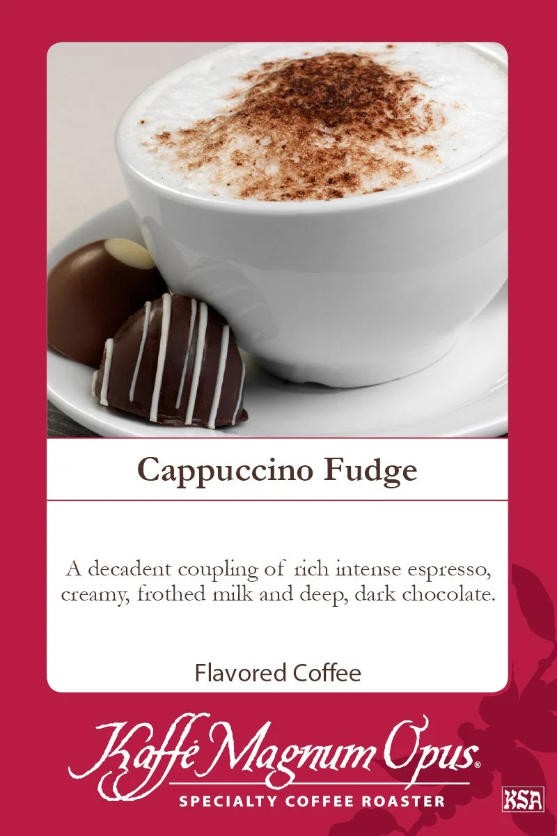 Coffee, Ground, Cappuccino Fudge, Portion,72 - 2.5 OUNCE