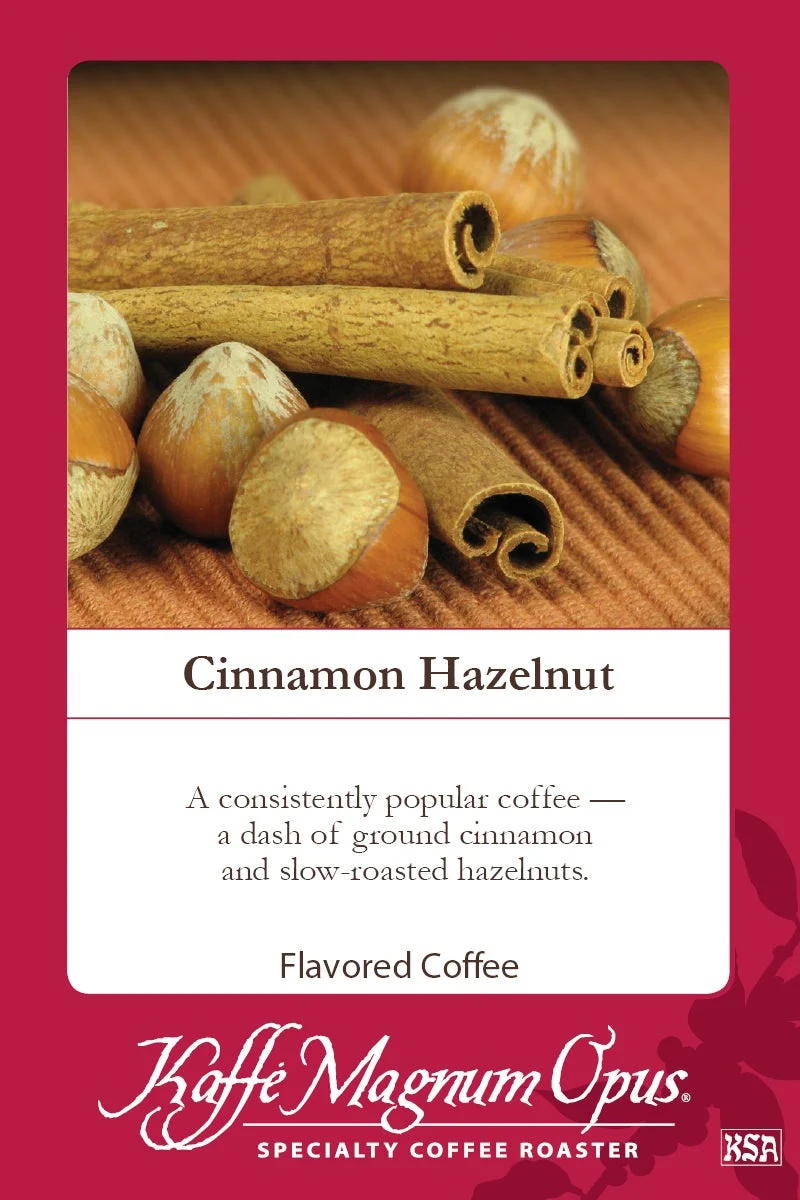 Coffee, Ground, Hazelnut Cinnamon, Portion,72 - 2.5 OUNCE
