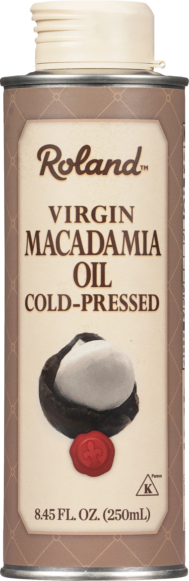 Oil, Macadamia Nut, Virgin,6 - 8.45 FLUID
