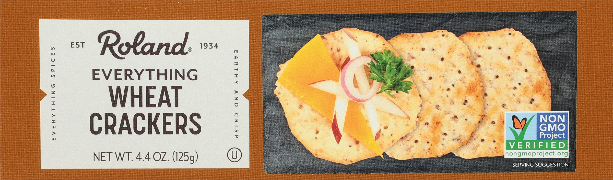 Crackers, Wheat, Everything,12 - 4.4 OUNCE