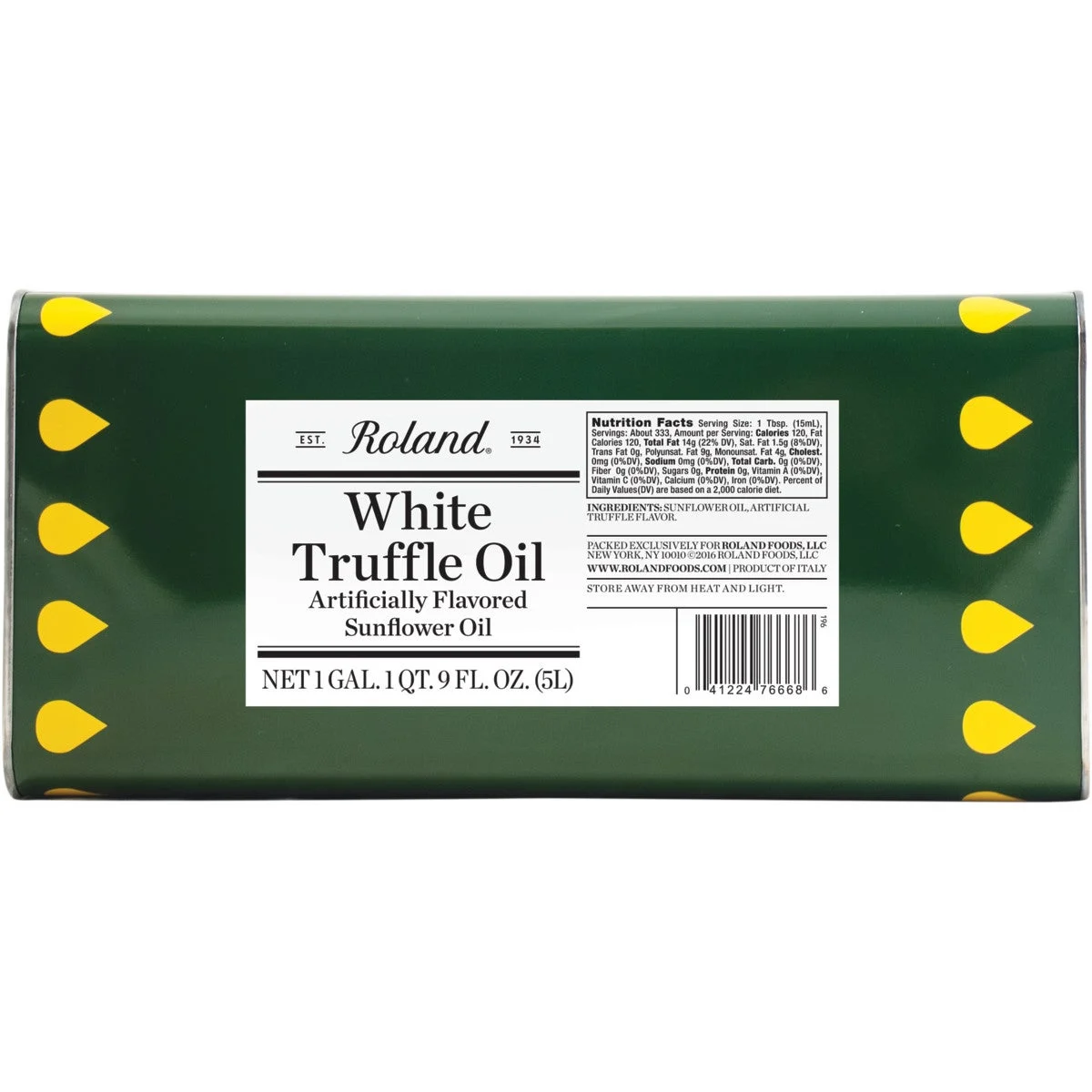 Oil, Sunflower, White Truffle,2 - 5 LITER