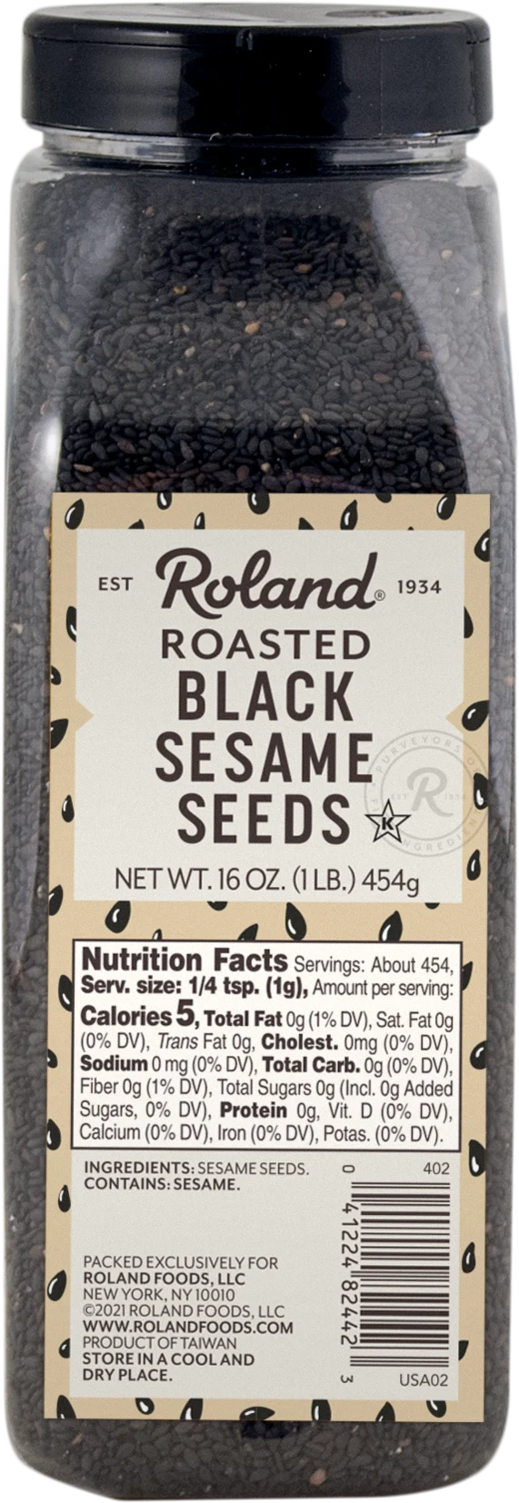 Spice, Sesame Seed, Black,6 - 16 OUNCE