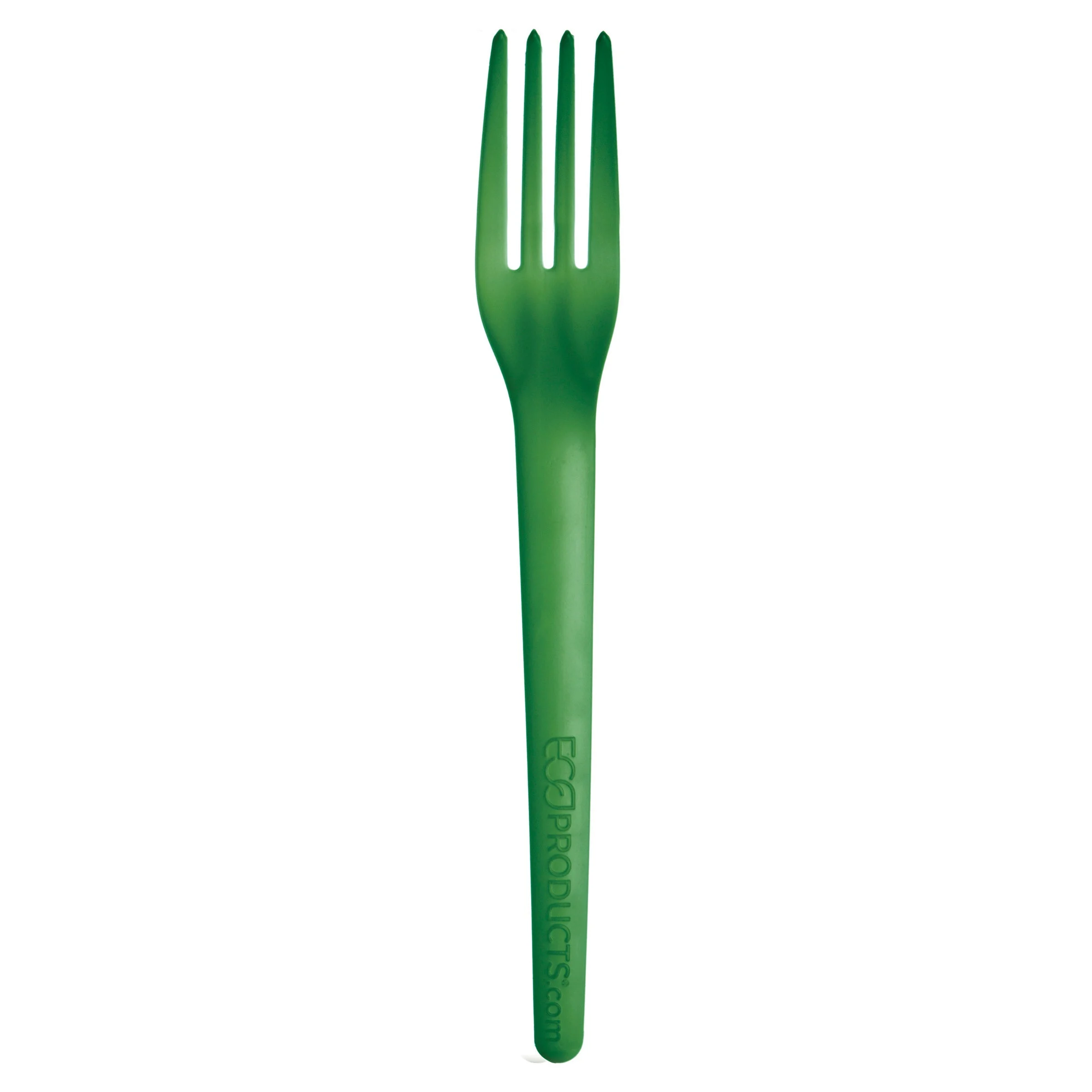 Forks, Dinner, Plastic, Green, 7 Inch, PLA,1 - 1000 COUNT