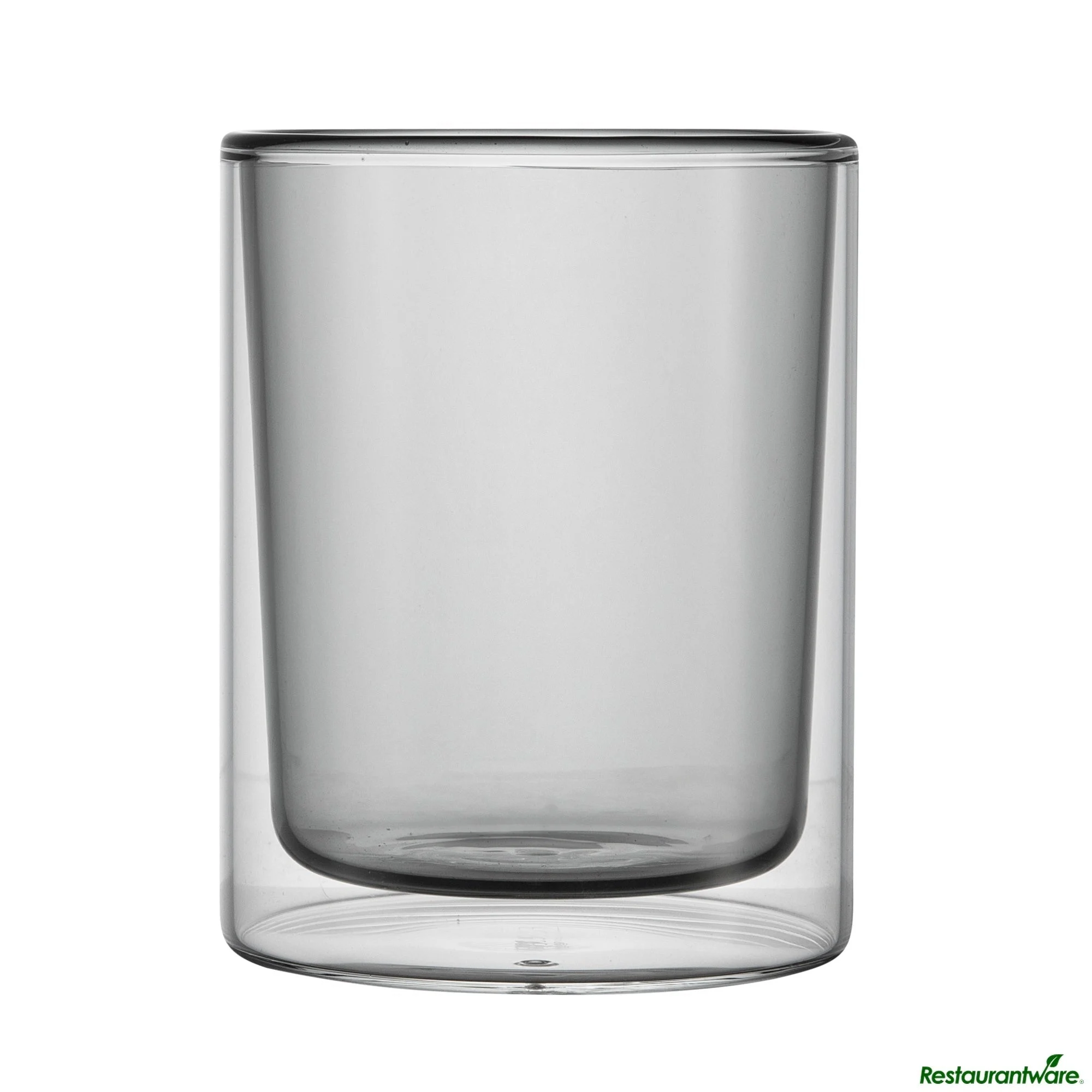 Tumblers, Forma Professional, 9 Ounce, Double-Wall, Borosilicate, Gray, 3.25 x 3.25 x 4 Inch,6 - 2 COUNT