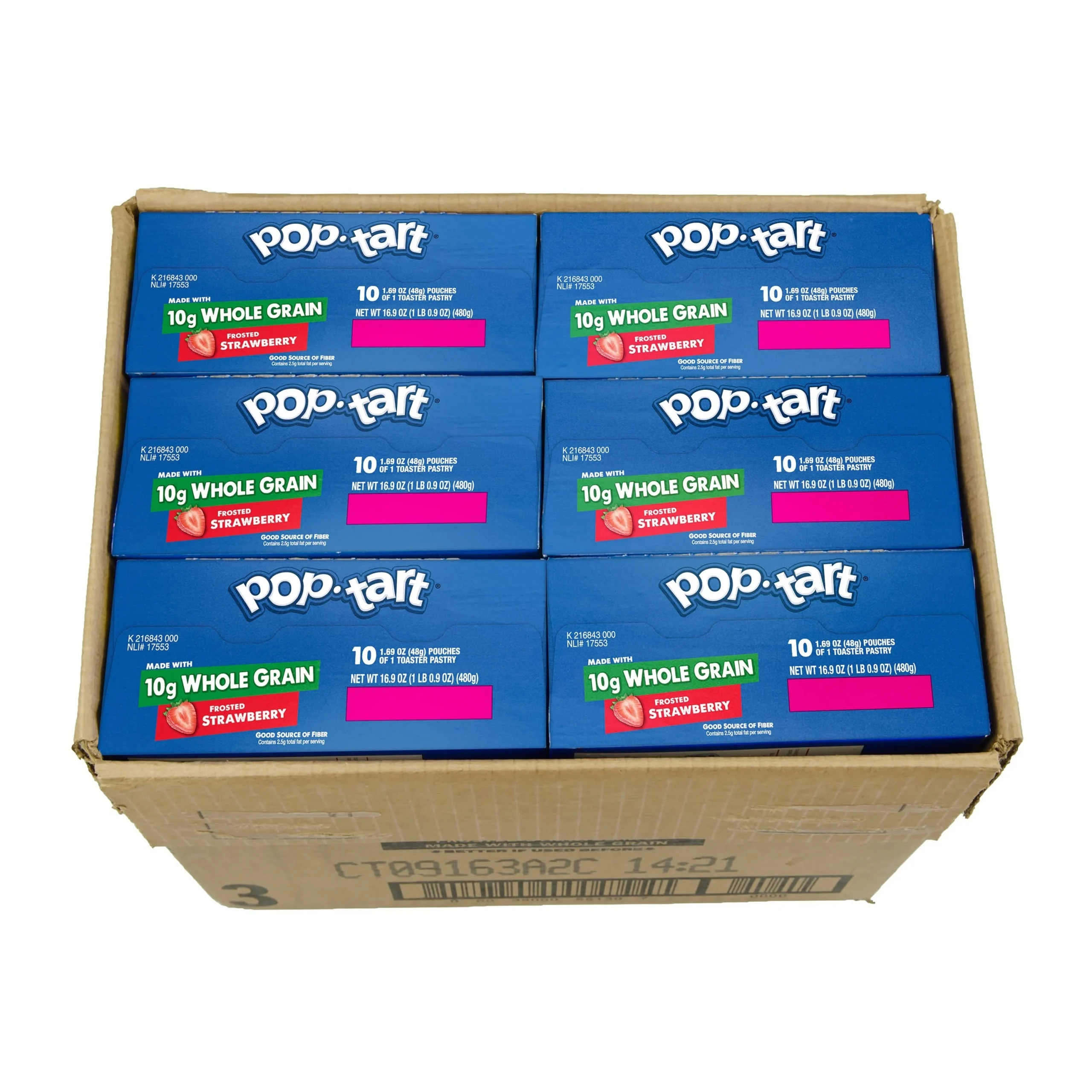 Pastries, Toaster, Frosted Strawberry, 1 Per Package, 1.76 Ounce,12 - 10 COUNT