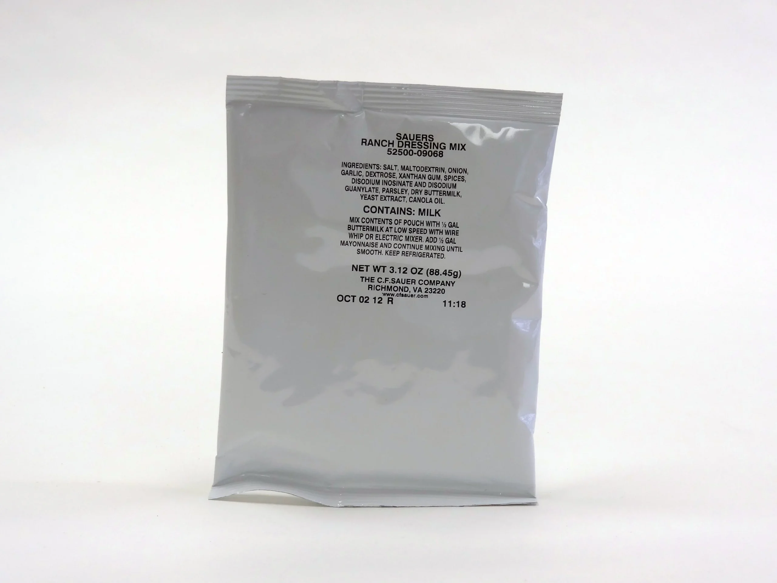 Dressing Mix, Ranch, Shelf Stable,38 - 3.12 OUNCE