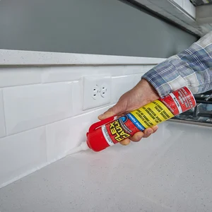 Sealant, Caulk, White, Can, Aerosol, 1 Ounce,4 - 4 OUNCE