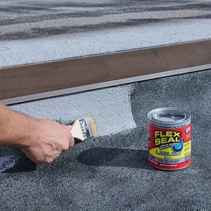 Sealant Coating, Rubber, White, Liquid, 1 Fluid Ounce,6 - 16 FLUID