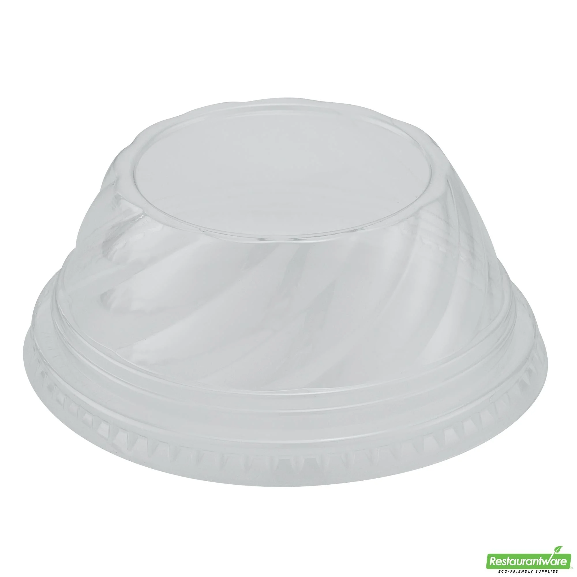 Lids, Low Dome, RW Base, Plastic, Clear, 3.75 x 3.75 x 1.50 Inch, for Plastic Dessert Cup, Round,50 - 1 EACH