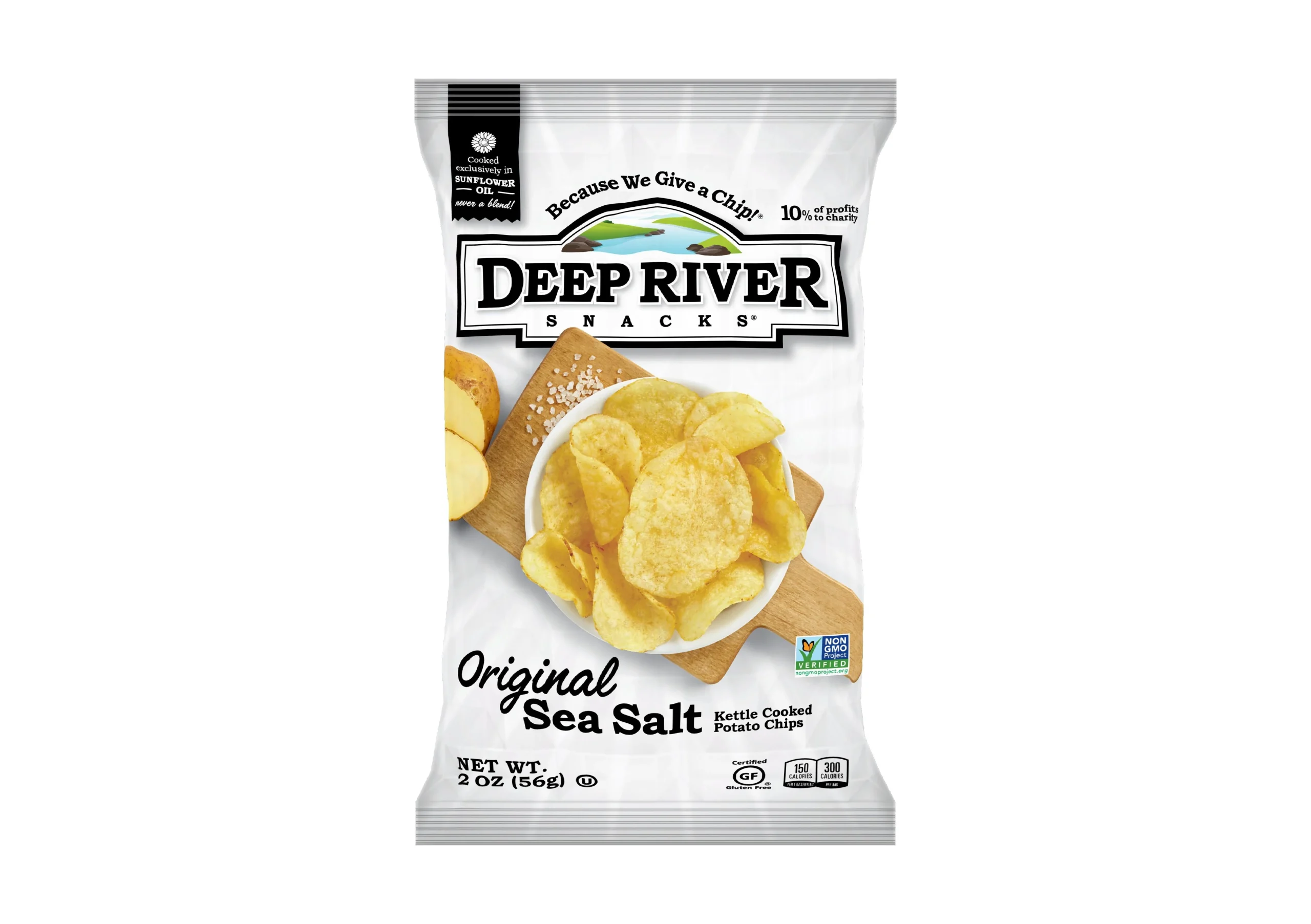Chips, Potato, Kettle, Original Salted, Single Serve,24 - 2 OUNCE