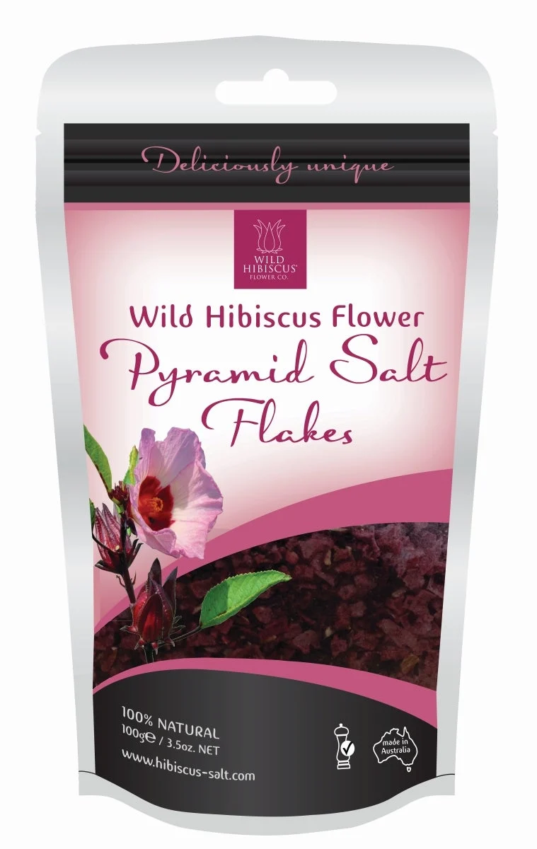 Salt, Flakes, Wild Hibiscus,6 - 3.5 OUNCE
