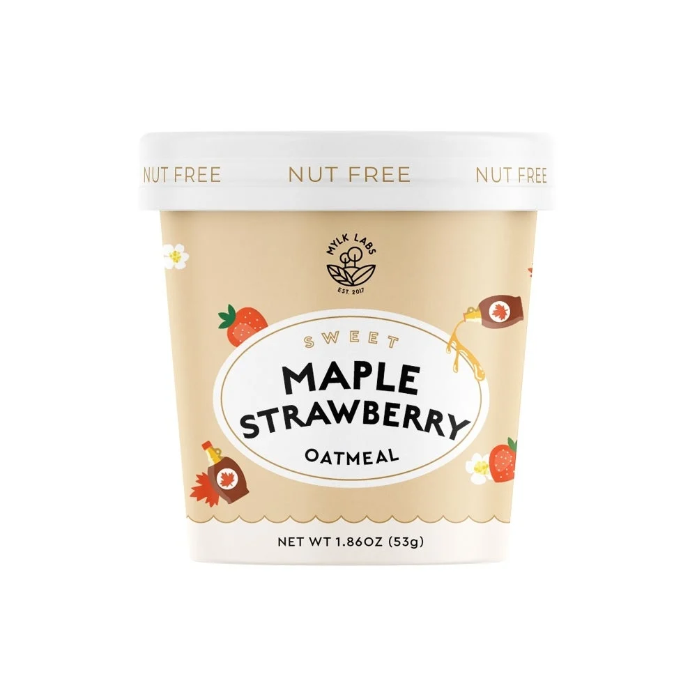 Oatmeal, Instant, Strawberry Maple, Single-Serve Cup, Shelf-Stable,48 - 1.87 OUNCE