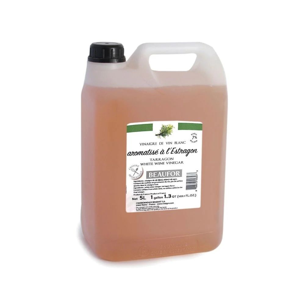 Vinegar, White Wine, Tarragon,1 - 5 LITER