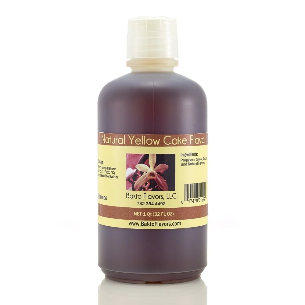 Flavoring, Yellow Cake, Natural,1 - 32 OUNCE