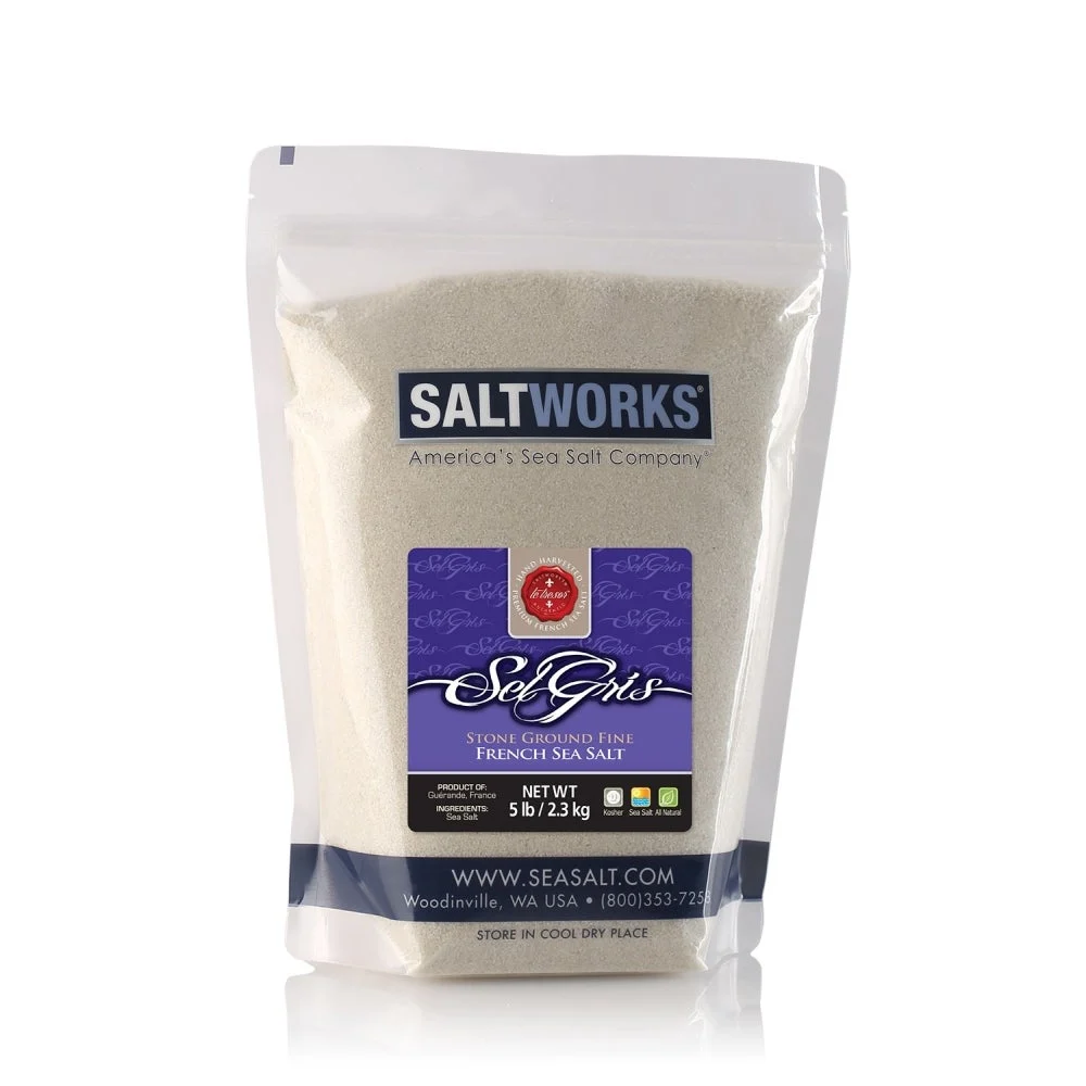 Salt, Sea, Sel Gris, Fine,1 - 5 POUND
