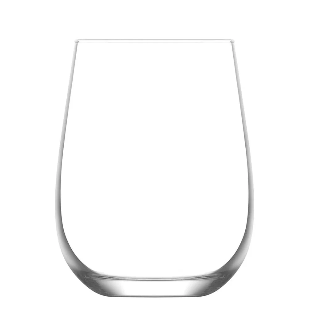 Glasses, Wine, Paris, 16.25 Ounce, 2.76 x 4.38 Inch, Soda Lime, Stemless,12 - 1 COUNT
